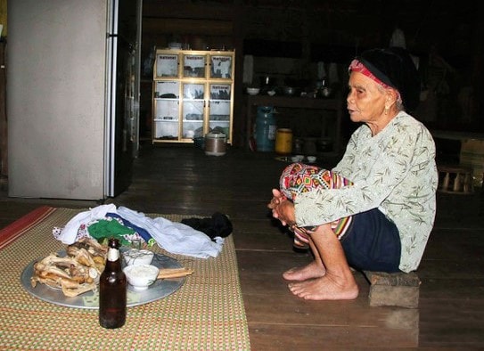 Lễ vật trong lễ gọi vía không cần quá cầu kỳ, nhưng nhất thiết phải có bát cơm/gói cơm, cùng với một ít đồ dùng, vật dụng của người được gọi vía. 