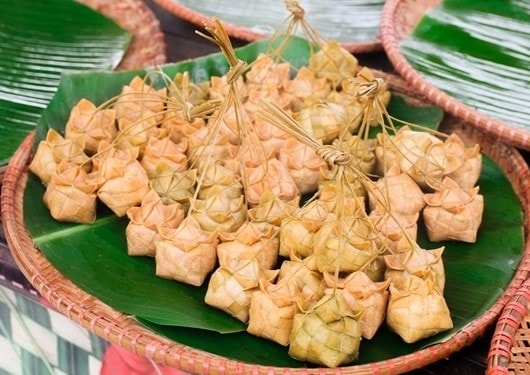 Bánh ka tum của người Khmer ở Tri Tôn (An Giang)