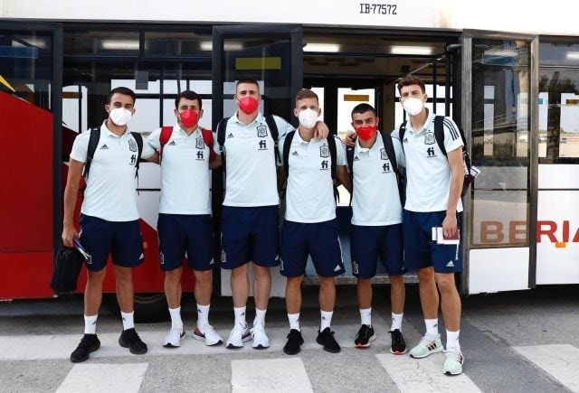 Các cầu thủ đội tuyển Tây Ban Nha. (Nguồn: football-espana.net)