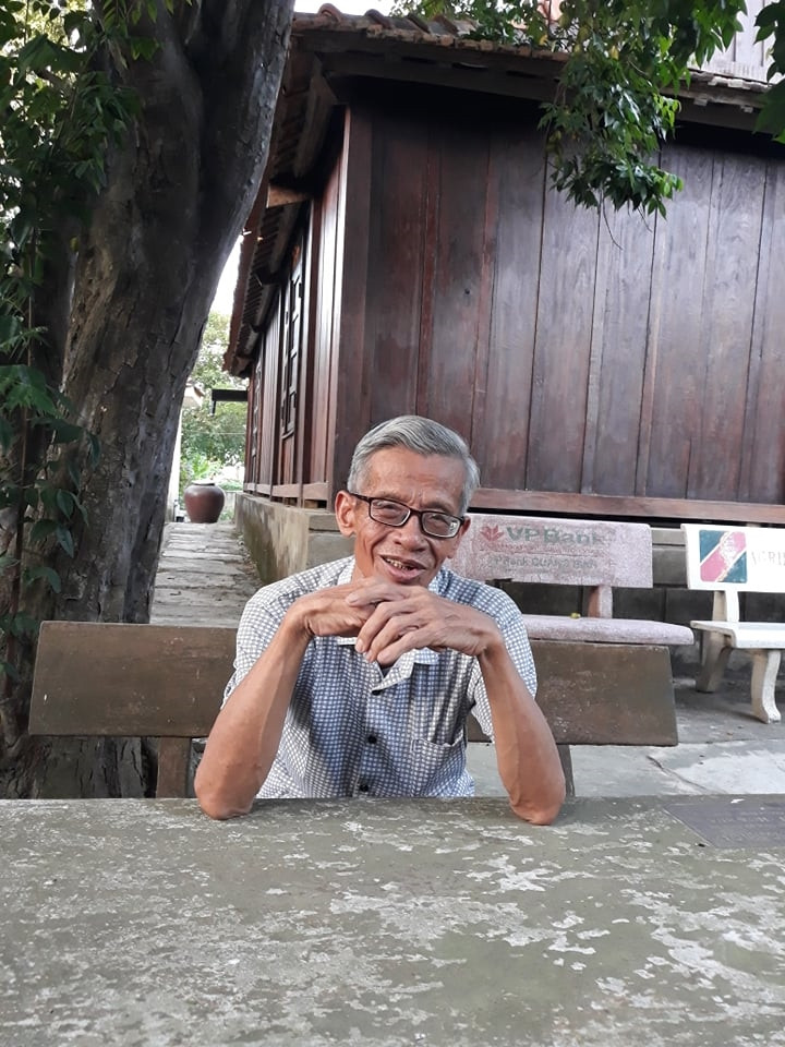 Cụ Võ Đại Hàm chia sẻ với phóng viên Báo Dân tộc và Phát triển về những lần về thăm quê của Đại tướng Cụ Võ Đại Hàm chia sẻ với phóng viên Báo Dân tộc và Phát triển về những lần về thăm quê của Đại tướng