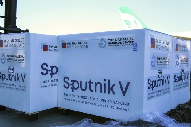 Vaccine Sputnik V của Nga. (Ảnh: AP)