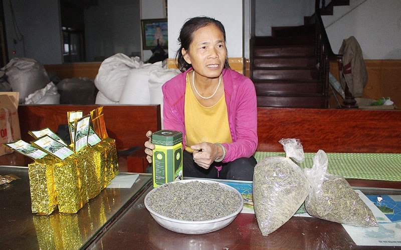 Bà Hà Ngọc Quỳnh và các sản phẩm chè 