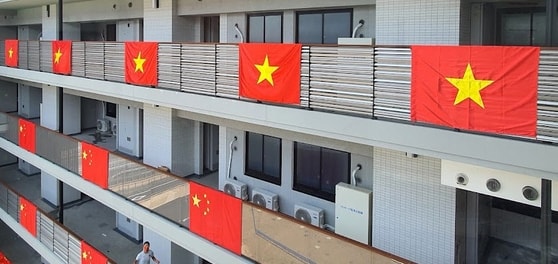 Nơi ở của đoàn Việt Nam tại làng VĐV Olympic 2020. Ảnh: Tuổi trẻ