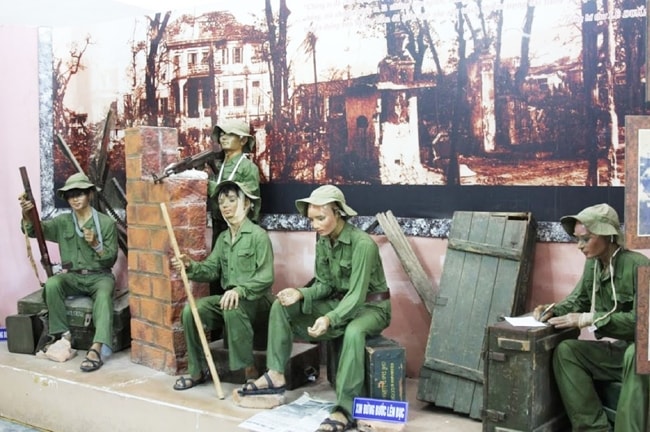Mô hình phút nghỉ ngơi của các chiến sĩ sau những trận đánh