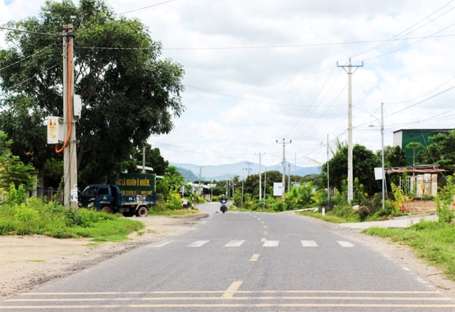 Một góc xã Yang Trung hôm nay