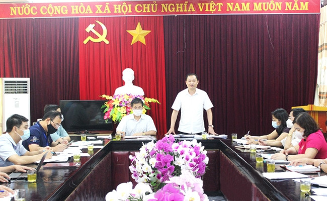 Đại diện Tổ Công tác phát biểu kết luận tại cuộc kiểm tra Đại diện Tổ Công tác phát biểu kết luận tại cuộc kiểm tra