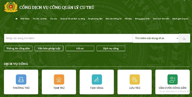 Hướng dẫn đăng ký thường trú, tạm trú online tại nhà