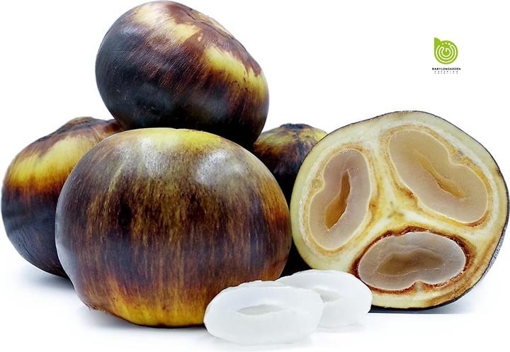 Món bánh bò được làm từ cùi và đường của quả thốt nốt Món bánh bò được làm từ cùi và đường của quả thốt nốt