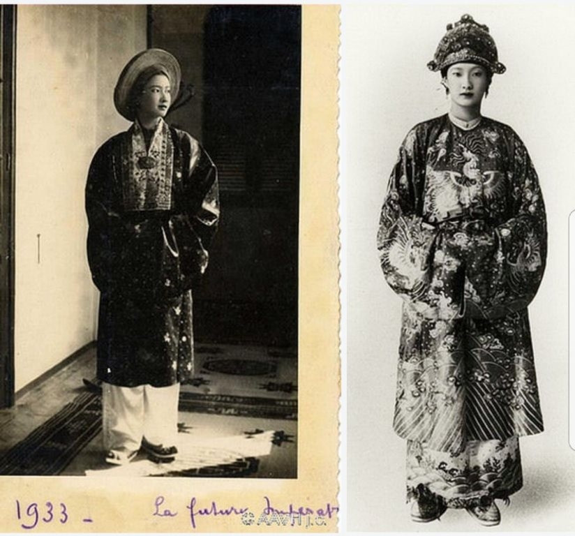 Nam Phương hoàng hậu mặc áo dài, năm 1933