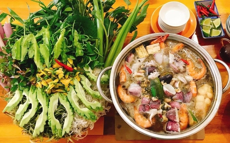 Đặc sản lẩu mắm Bạc Liêu