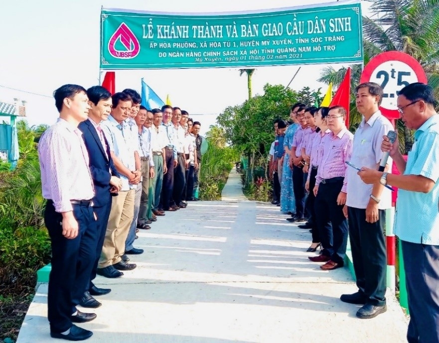 Lễ khánh thành, bàn giao cầu dân sinh ở Sóc Trăng
