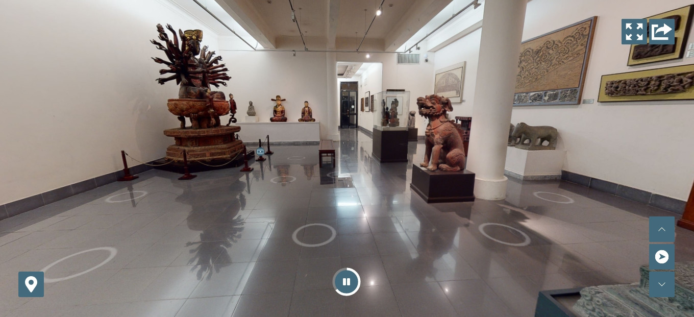 Hình ảnh khi tham quan Bảo tàng Việt Nam qua 3D Tour.