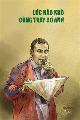 MC Quyền Linh qua nét vẽ của Trần Trung Lĩnh