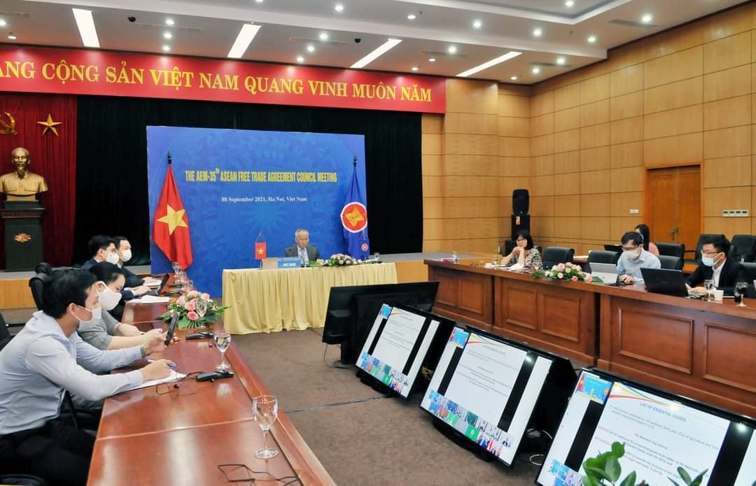 Toàn cảnh buổi tham dự Hội nghị trực tuyến của Đoàn Việt Nam