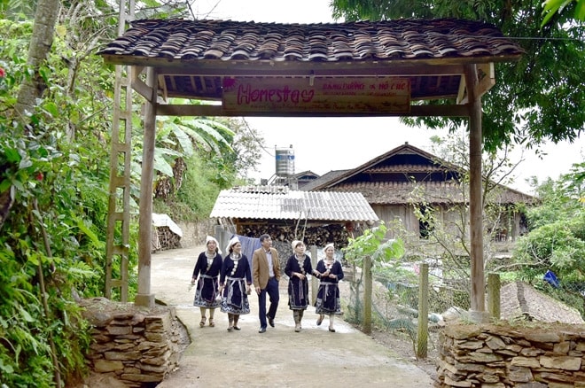 Làng du lịch homestay thôn Khau Tràng, xã Hồng Thái (Na Hang). Ảnh: Quang Hòa Làng du lịch homestay thôn Khau Tràng, xã Hồng Thái (Na Hang). Ảnh: Quang Hòa