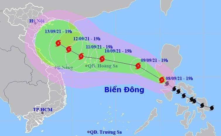 Nhận định mới nhất về đường đi của bão Côn Sơn khi vào Biển Đông đêm nay Nhận định mới nhất về đường đi của bão Côn Sơn khi vào Biển Đông đêm nay