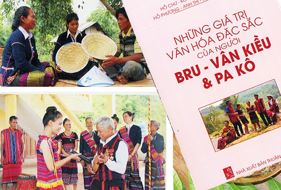 Một số hình ảnh được trình bày trong cuốn sách Những giá trị văn hóa đặc sắc của người Bru Vân Kiều và Pa Kô (tập 1)