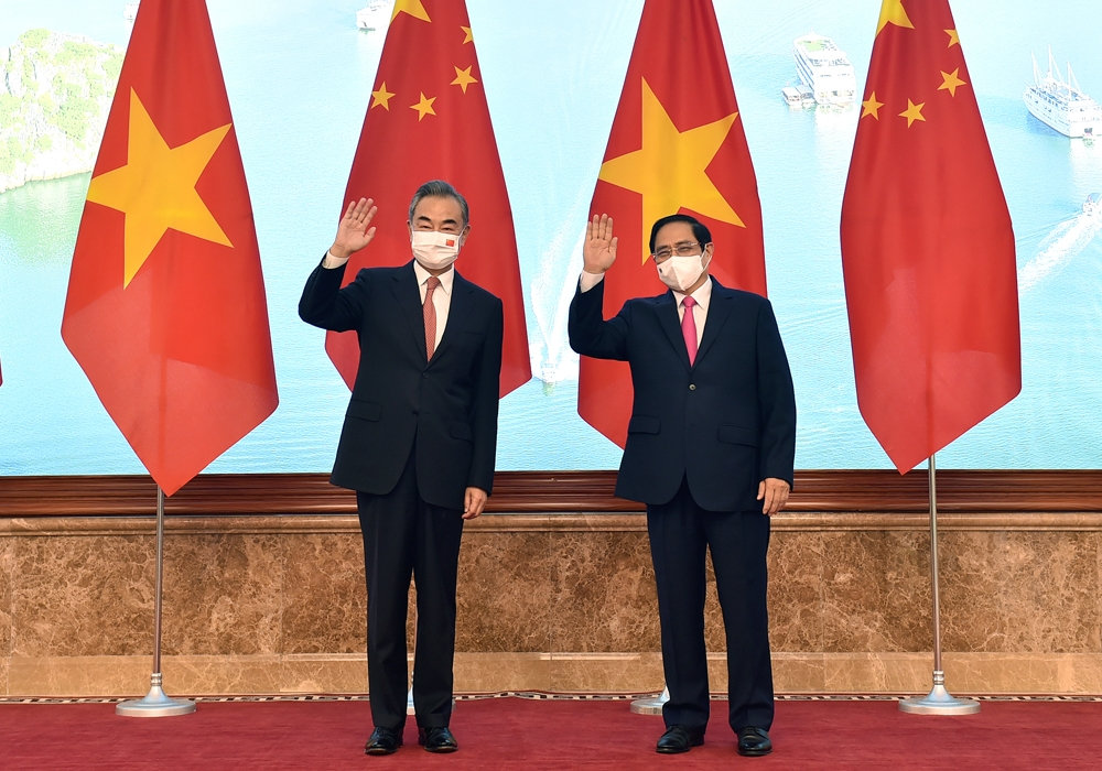 Thủ tướng Phạm Minh Chính khẳng định tình hữu nghị truyền thống Việt Nam – Trung Quốc là tài sản quý báu của hai Đảng, hai nước và nhân dân hai nước. - Ảnh: VGP/Nhật Bắc