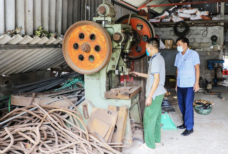Ông Hà đưa cơ giới vào sản xuất, giải phóng được sức lao động