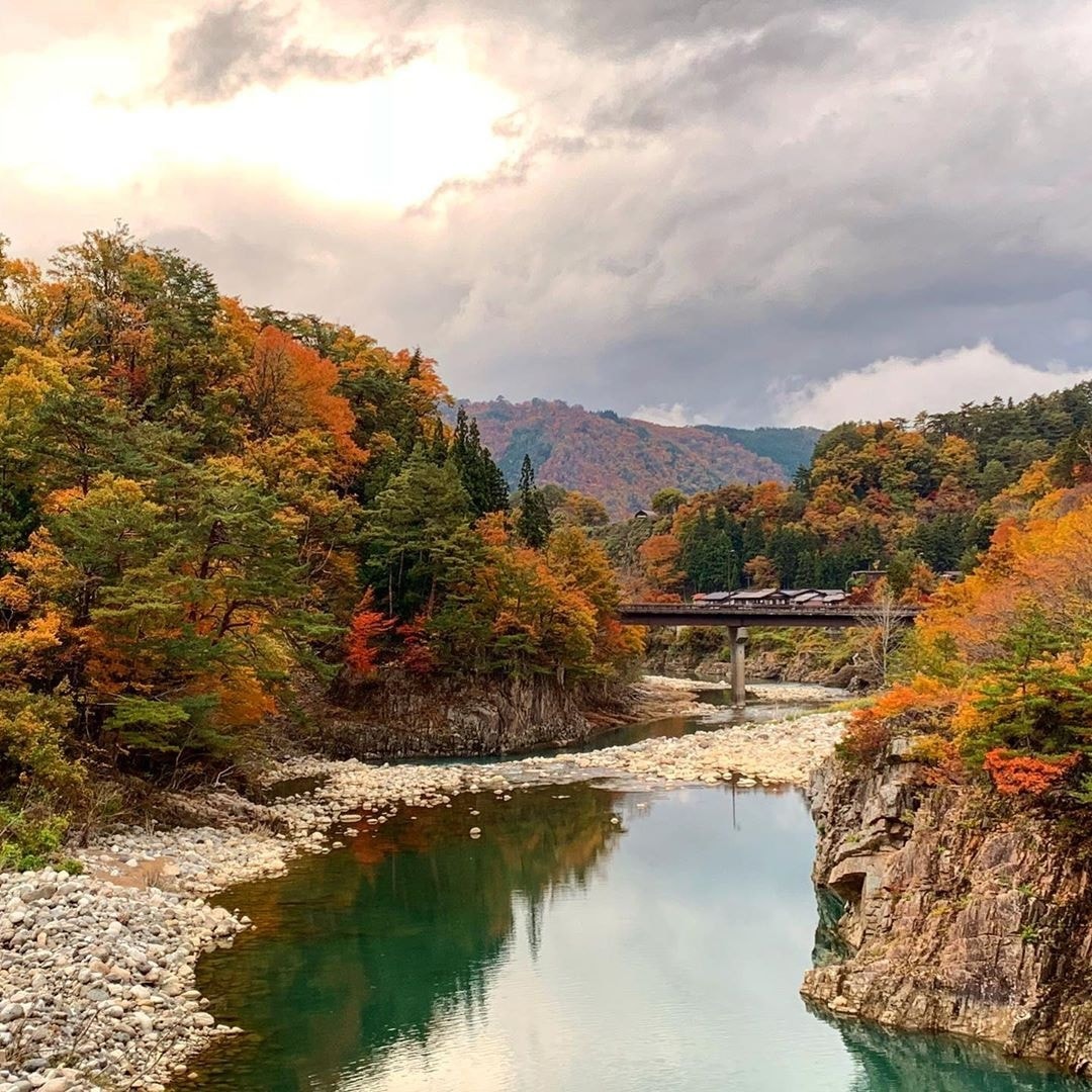    Làng cổ Shirakawago vào Thu 7