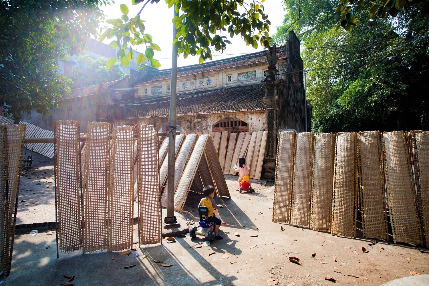Buổi sáng ở làng Thổ Hà