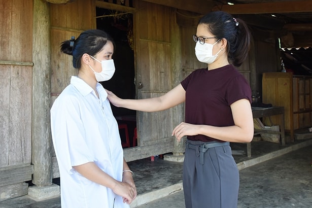 Cô Lê Na - giáo viên chủ nhiệm như là người mẹ thứ hai của Sương