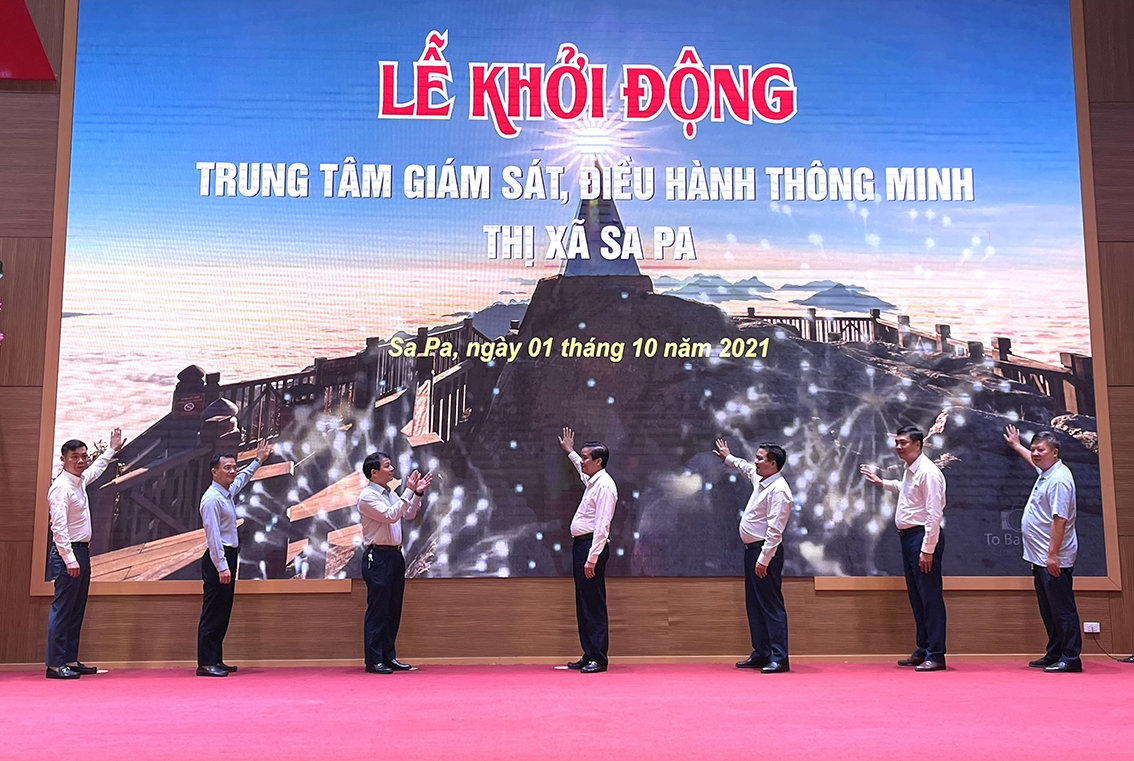 Thị xã Sa Pa bắt đầu vận hành Trung tâm Giám sát, điều hành thông minh