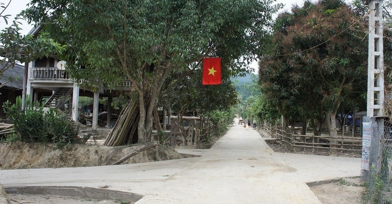 Một góc bản Chôm Lôm