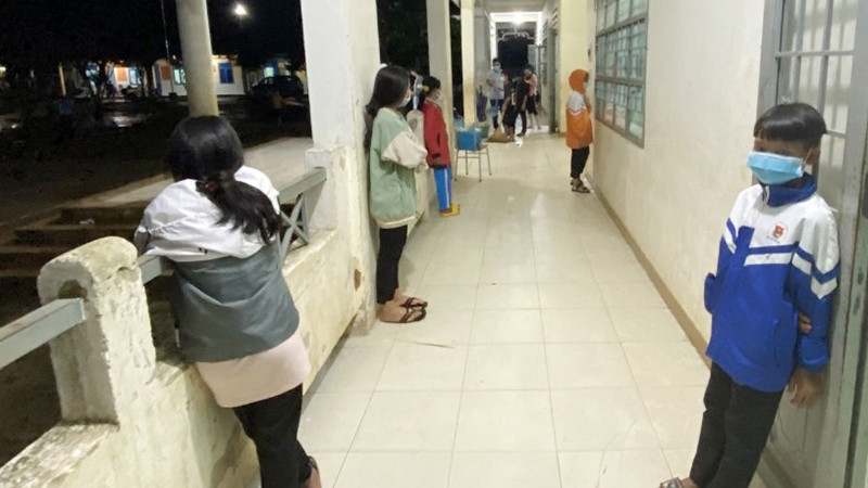 Nhiều học sinh Trường Phổ thông Dân tộc Bán trú và Trung học cơ sở Phước Chánh nhiễm Covid-19