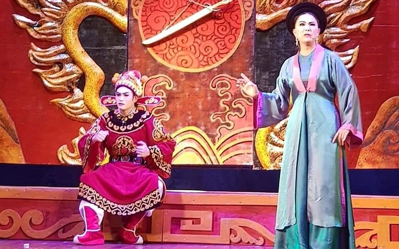  Cảnh trong vở “Trung thần”. Ảnh: Nhà hát Tuồng Việt Nam
