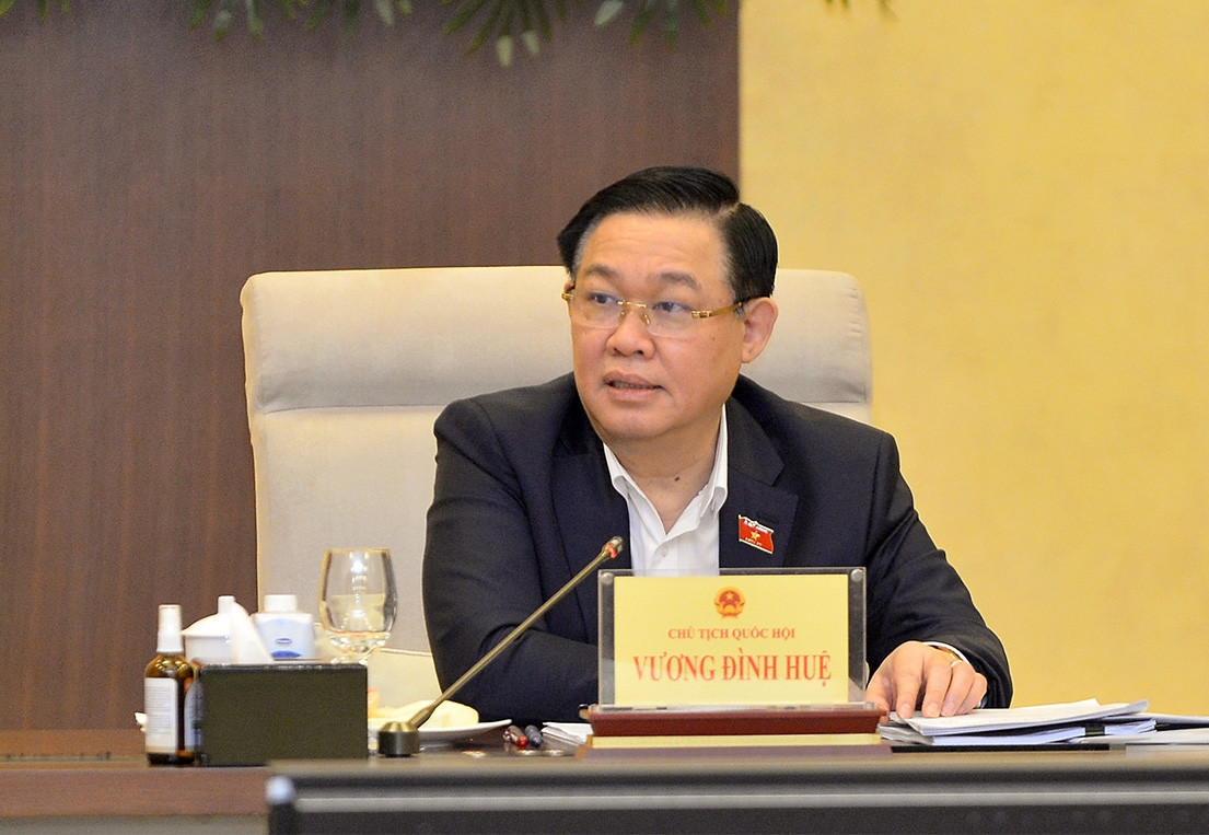 Chủ tịch Quốc hội Vương Đình Huệ yêu cầu chuẩn bị tốt nhất cho kỳ họp thứ 2 của Quốc hội. Ảnh:VGP/Nguyễn Hoàng Chủ tịch Quốc hội Vương Đình Huệ yêu cầu chuẩn bị tốt nhất cho kỳ họp thứ 2 của Quốc hội. Ảnh:VGP/Nguyễn Hoàng
