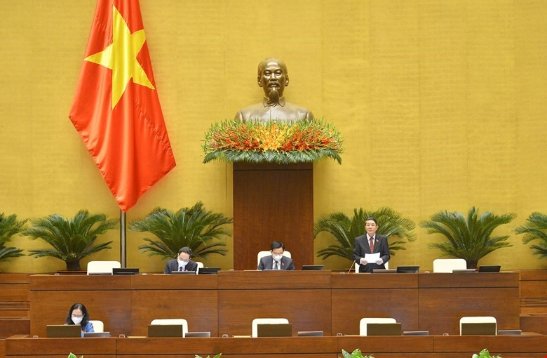 Phó Chủ tịch Quốc hội Nguyễn Đức Hải điều hành phiên họp buổi chiều