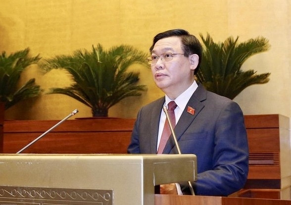 Chủ tịch Quốc hội Vương Đình Huệ phát biểu khai mạc kỳ họp thứ 2, Quốc hội Khóa XV