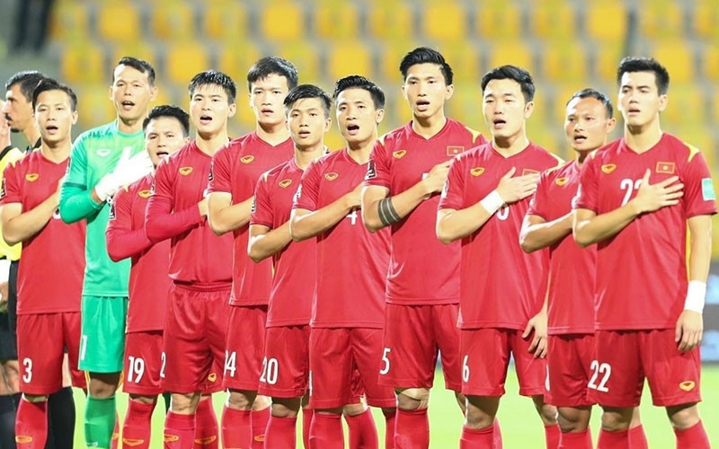 Đội tuyển Việt Nam tụt 3 bậc trên bảng xếp hạng FIFA tháng 10. Ảnh minh họa