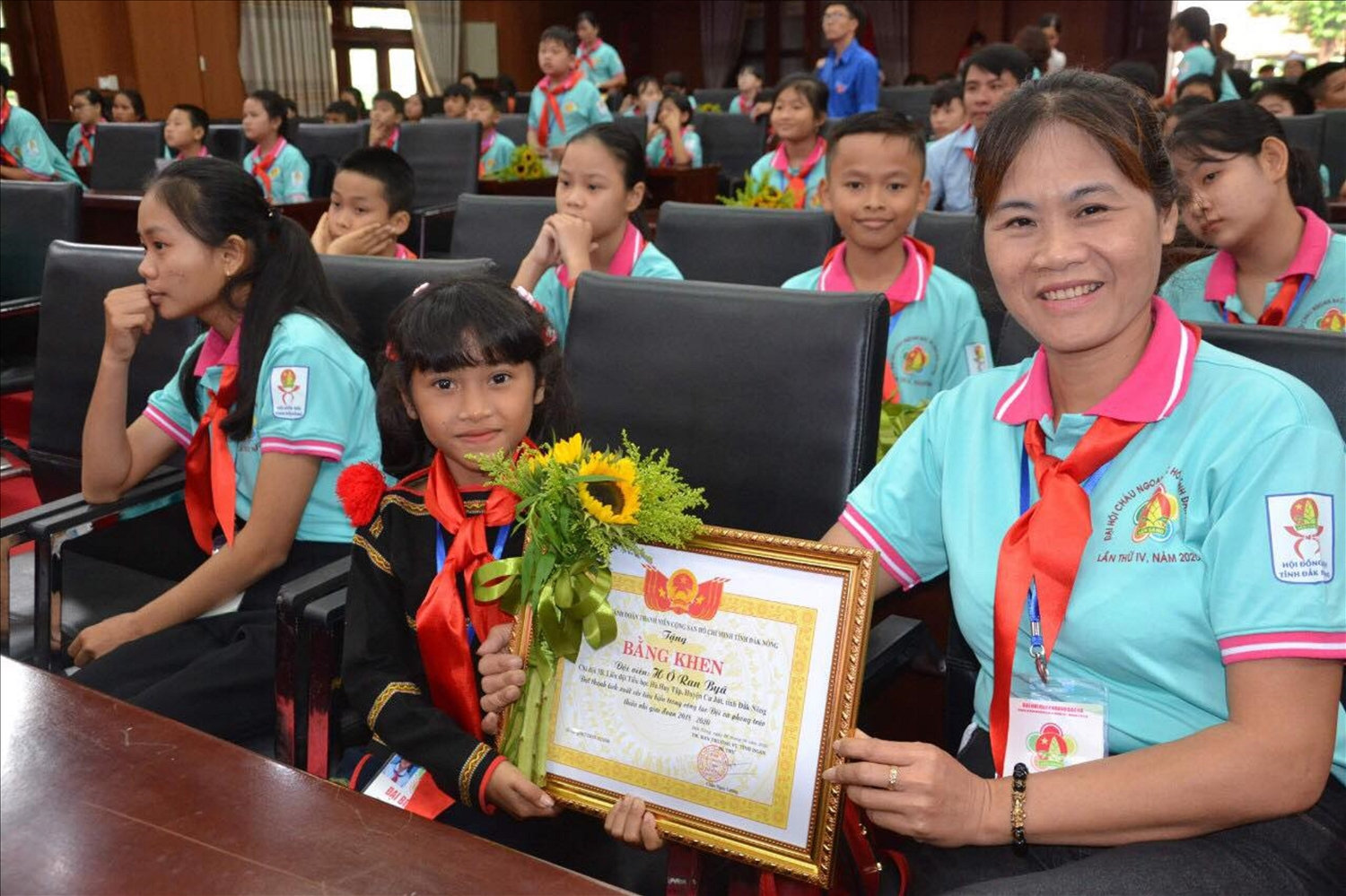 H’Ô Ran tại Đại hội Cháu ngoan Bác Hồ tỉnh Đắk Nông