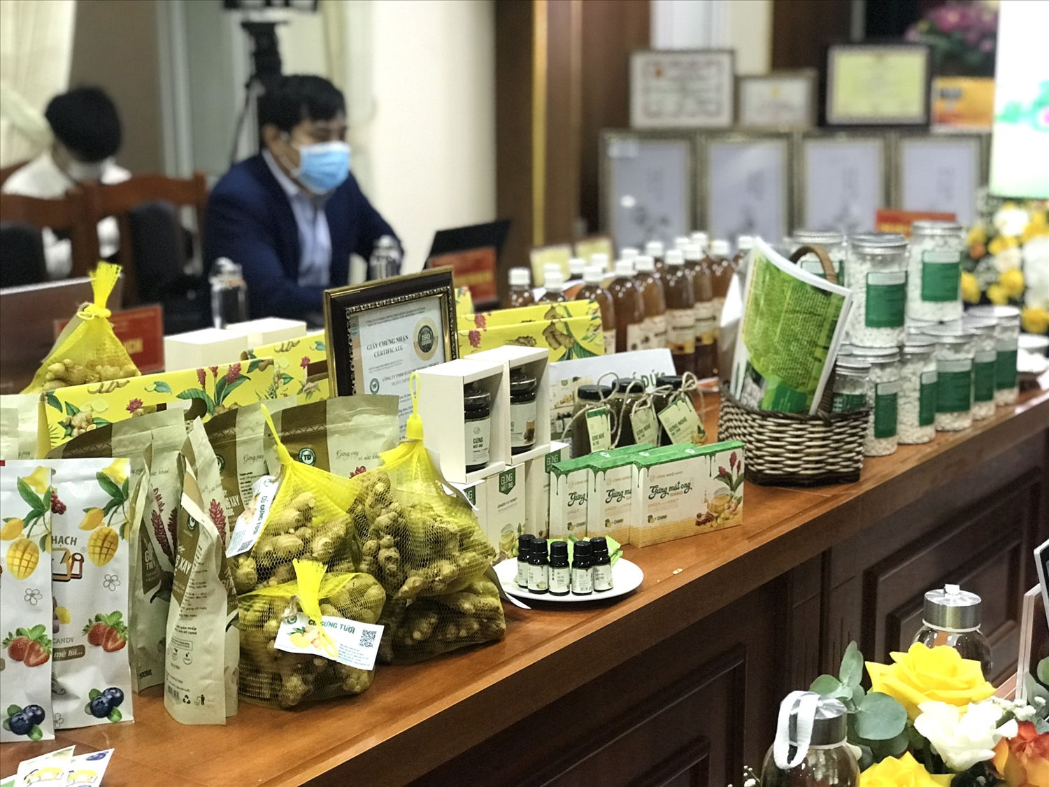 Một số sản phẩm tham gia xếp hạng OCOP lần 1, đợt 1 năm 2021 Một số sản phẩm tham gia xếp hạng OCOP lần 1, đợt 1 năm 2021