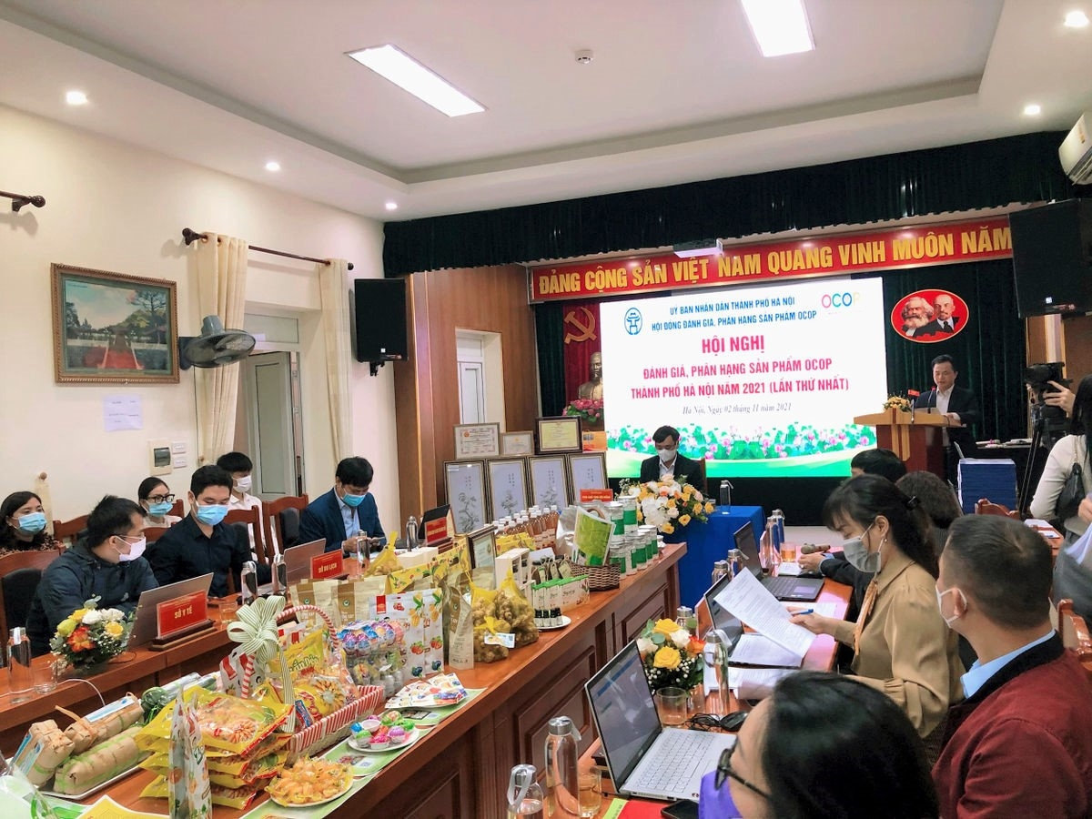 Quang cảnh Hội nghị đánh giá, phân hạng sản phẩm OCOP lần 1, đợt 1 năm 2021 Quang cảnh Hội nghị đánh giá, phân hạng sản phẩm OCOP lần 1, đợt 1 năm 2021