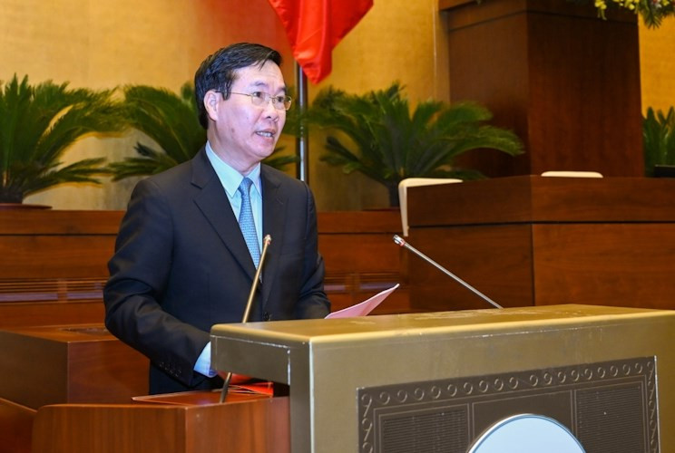 Đồng chí Võ Văn Thưởng phát biểu khai mạc hội nghị. (Ảnh: Duy Linh) Đồng chí Võ Văn Thưởng phát biểu khai mạc hội nghị. (Ảnh: Duy Linh)