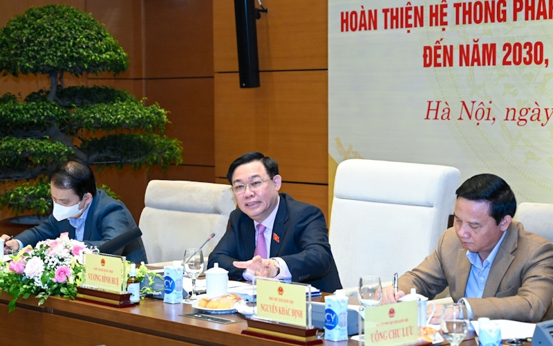 Chủ tịch Quốc hội Vương Đình Huệ sẽ chủ trì Hội nghị. Ảnh: DUY LINH