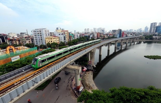 Theo kế hoạch, tuyến đường sắt Cát Linh - Hà Đông sẽ chính thức đi vào hoạt động. Ảnh: TTXVNtừ 7h ngày 6/11. Theo kế hoạch, tuyến đường sắt Cát Linh - Hà Đông sẽ chính thức đi vào hoạt động từ 7h ngày 6/11/2021. Ảnh: TTXVN