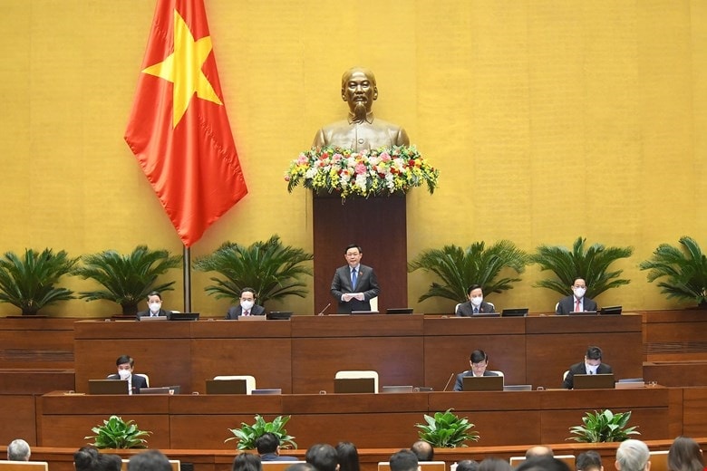 Chủ tịch Quốc hội Vương Đình Huệ điều hành phiên chất vấn Chủ tịch Quốc hội Vương Đình Huệ điều hành phiên chất vấn