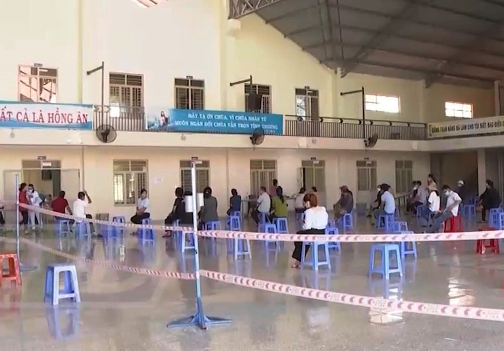 Các nhóm đối tượng tiêm vắc xin ở Đắk Nông được phân triển khai tiêm chủng theo đúng quy định của Bộ Y tế