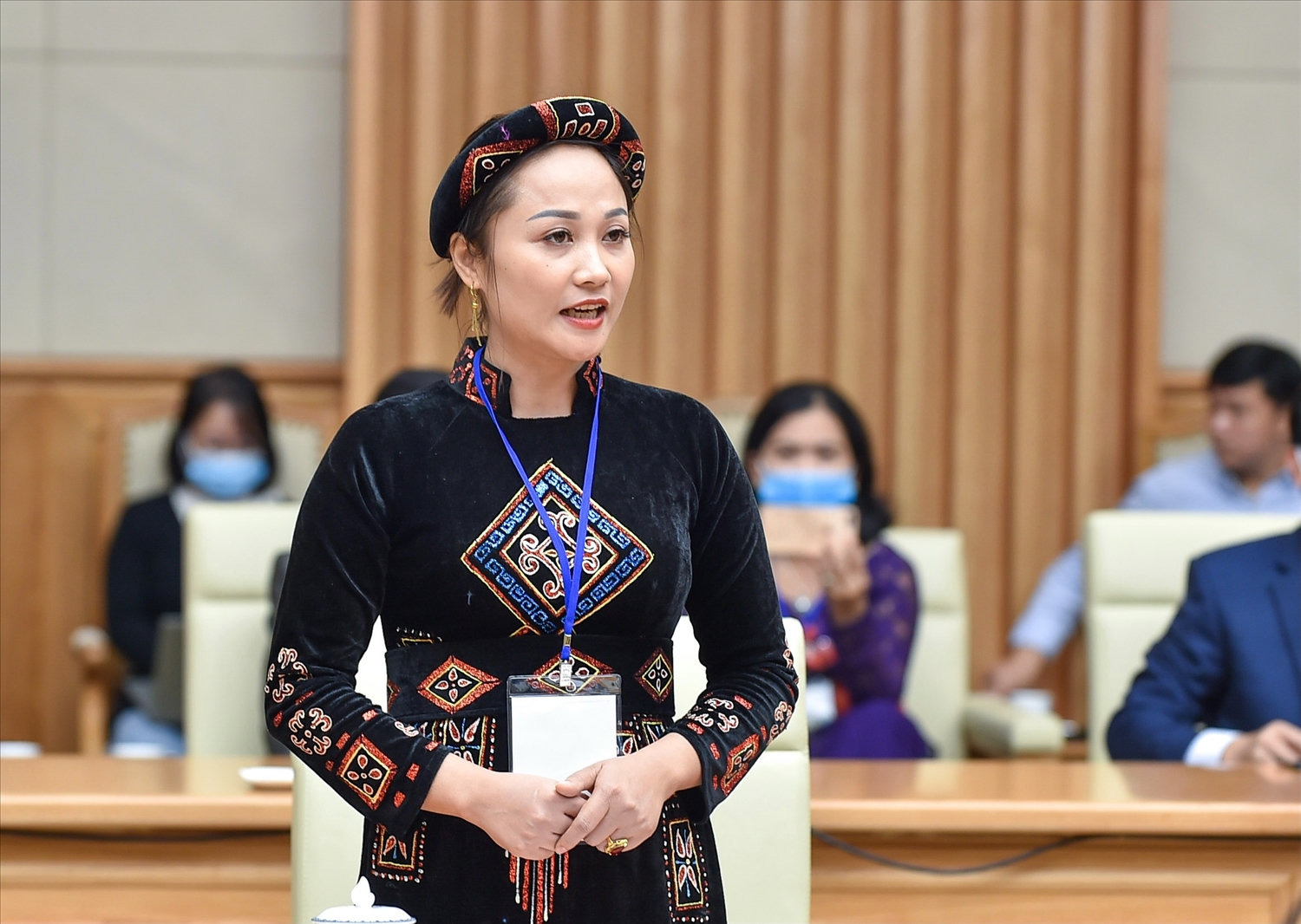 Cô Nguyễn Thị Dung, giáo viên Trường mầm non Bằng Lãng, huyện Chợ Đồn, tỉnh Bắc Kạn