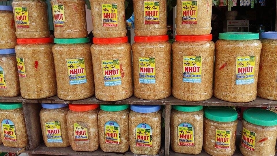 Đặc sản nhút Thanh Chương đóng hộp Đặc sản nhút Thanh Chương đóng hộp