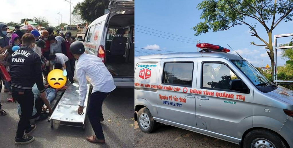 Lê Văn Đinh và những người bạn trong đội “chuyến xe 0 đồng” đã cứu giúp hàng trăm người bị nạn và bệnh nhân có hoàn cảnh khó khăn. (Ảnh NVCC)