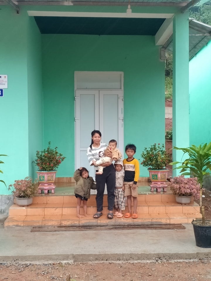 Vợ và các con anh Hồ Hạnh đã được ở trong ngôi nhà mơ ước