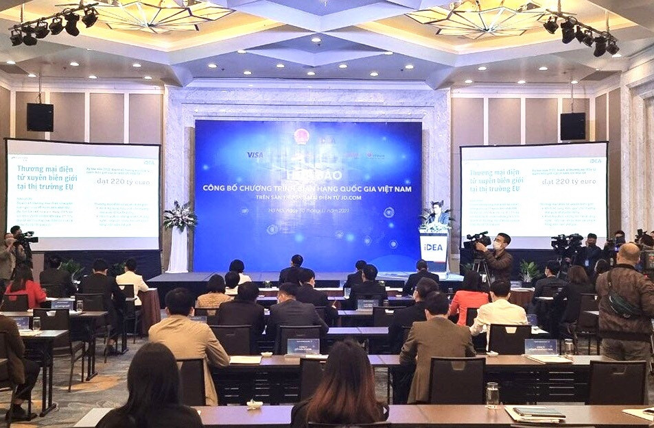Họp báo công bố chương trình Gian hàng quốc gia Việt Nam trên sàn thương mại điện tử JD.com