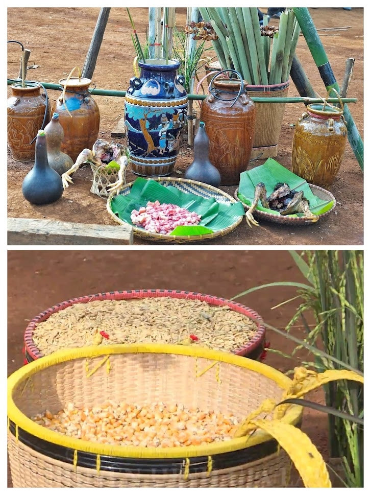 Lễ vật trong buổi Lễ mừng lúa mới