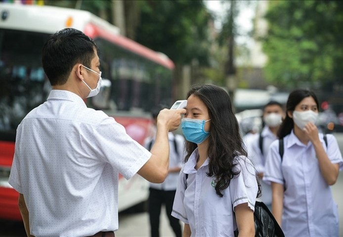 Các trường THPT tại địa bàn Hà Nội có dịch cấp độ 1, 2 cho học sinh đi học trực tiếp từ ngày 6/12. Ảnh minh họa Các trường THPT tại địa bàn Hà Nội có dịch cấp độ 1, 2 cho học sinh đi học trực tiếp từ ngày 6/12. Ảnh minh họa