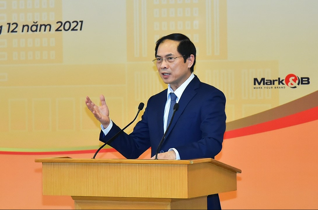 Bộ trưởng Bộ Ngoại giao Bùi Thanh Sơn phát biểu tại Hội nghị - Ảnh: BNG Bộ trưởng Bộ Ngoại giao Bùi Thanh Sơn phát biểu tại Hội nghị - Ảnh: BNG
